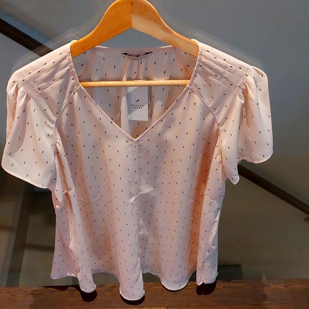Cute shirt sleeve blouse